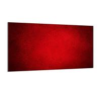 DarHaus Cache-plaque en verre - 90 x 52 cm - pour cuisinières électriques ou à induction - Plaque de protection anti-éclaboussures, planche à découper décorative aspect, Rouge