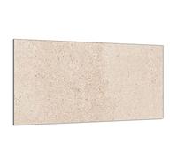DarHaus Cache-plaque en verre - 90 x 52 cm - pour cuisinières électriques ou à induction - Plaque de protection anti-éclaboussures, planche à découper décorative aspect, Ardoise Beige