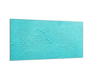 DarHaus Cache-plaque en verre - 90 x 52 cm - pour cuisinières électriques ou à induction - Plaque de protection anti-éclaboussures, planche à découper décorative aspect, Ardoise Turquoise