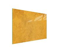 DarHaus Couvercle pour plaque de cuisson universelle en céramique, à induction, Planche à découper en verre 40 x 30 cm, protection anti-éclaboussures, plaque en verre, cuisine, Ardoise Jaune