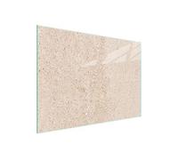 DarHaus Couvercle pour plaque de cuisson universelle en céramique, à induction, Planche à découper en verre 40 x 30 cm, protection anti-éclaboussures, plaque en verre, cuisine, Ardoise Beige