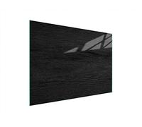 DarHaus Couvercle pour plaque de cuisson universelle en céramique, à induction, Planche à découper en verre 40 x 30 cm, protection anti-éclaboussures, plaque en verre, cuisine, Bois Noir