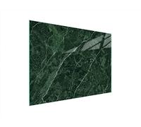 DarHaus Couvercle pour plaque de cuisson universelle en céramique, à induction, Planche à découper en verre 40 x 30 cm, protection anti-éclaboussures, plaque en verre, cuisine, Marbre Vert