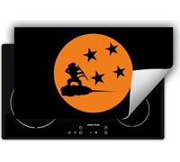 DarHaus Plaque de cuisson 90x52 cm Tapis antidérapant Enroulable, noir - Dragon Balls