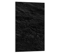 DarHaus Plaque de recouvrement, 30 x 52 cm, en verre, pour cuisinières électrique, à induction, convient comme décoration, protection anti-éclaboussures ou planche à découper, Ardoise Noir