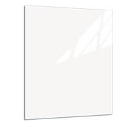 DarHaus Plaque de recouvrement, 40 x 52 cm, en verre, pour cuisinières électrique, à induction ; convient comme décoration, protection anti-éclaboussures ou planche à découper, Blanche