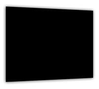 DarHaus Plaque de recouvrement, 60 x 52 cm, en verre, pour cuisinières électrique, à induction ; convient comme décoration, protection anti-éclaboussures ou planche à découper, Noire