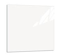 DarHaus Plaque de recouvrement, 60 x 65 cm, en verre, pour cuisinières électrique, à induction ; convient comme décoration, protection anti-éclaboussures ou planche à découper, Blanche