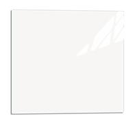 DarHaus Plaque de recouvrement, 65 x 60 cm, en verre, pour cuisinières électrique, à induction ; convient comme décoration, protection anti-éclaboussures ou planche à découper, Blanche