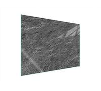 DarHaus Plaque de recouvrement, 70 x 52 cm, en verre, pour cuisinières électrique, à induction, convient comme décoration, protection anti-éclaboussures ou planche à découper, Ardoise Gris