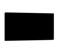 DarHaus Plaque de recouvrement, 80 x 52 cm, en verre, pour cuisinières électrique, à induction ; convient comme décoration, protection anti-éclaboussures ou planche à découper, Noire