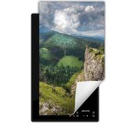 DarHaus Plaque de recouvrement pour cuisinière 1 pièce 30x52 cm Tapis antidérapant Enroulable, Montagnes - Paysage