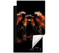 DarHaus Plaque de recouvrement pour cuisinière 1 pièce 30x52 cm Tapis antidérapant Enroulable, noir - Araignée