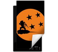 DarHaus Plaque de recouvrement pour cuisinière 1 pièce 30x52 cm Tapis antidérapant Enroulable, noir - Dragon Balls