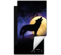 DarHaus Plaque de recouvrement pour cuisinière 1 pièce 30x52 cm Tapis antidérapant Enroulable, noir - Wolf