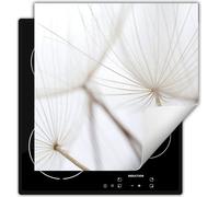 DarHaus Plaque de recouvrement pour cuisinière 60x52 cm Tapis antidérapant Enroulable, blanc - Soufflerie