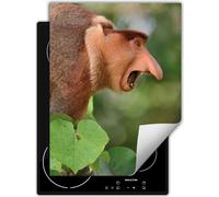 DarHaus Plaque de recouvrement pour cuisinière Une pièce Cuisine Plaque de recouvrement pour plaque vitrocéramique Couverture pour plaque à induction Tapis enroulable 40x52 cm, Singe - Forêt