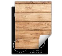 DarHaus Tapis de protection en vinyle pour cuisinière à induction 40x52 cm - Bois - Panneaux