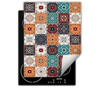 DarHaus Tapis de protection en vinyle pour cuisinière à induction 40x52 cm - multicolore - mosaïque