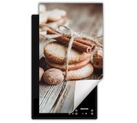 DarHaus Tapis de protection plaque à induction 30x52 cm bois épices