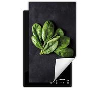 DarHaus Tapis de protection pour plaque à induction 30x52 cm - ardoise - basilic