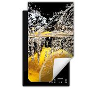 DarHaus Tapis de protection pour plaque à induction 30x52 cm - noir - citron