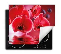 DarHaus Tapis protection plaque induction 60x52 cm Rouge Orchidée