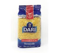 DARI - Pâtes Vermicelles Fines et Légères, Texture Parfaite pour Vos Plats Traditionnels (500g) - Le Lot De 4