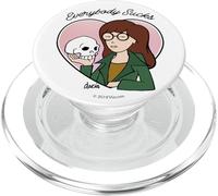 Daria Everybody Sucks Heart Portrait PopSockets PopGrip pour MagSafe