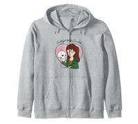 Daria Everybody Sucks Macbeth Skull Heart Brown Hair Logo V1 Sweat à Capuche