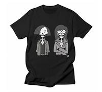 Daria Morgendorffer Jane Lane Skeleton Halloween Black T-T-Shirts à Manches Courtes Black(Small)