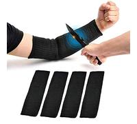daricowathX 2 Paires Manchettes Avant-bras Anti-Coupure en Kevlar Protection Avant Bras Résistant à la Coupure Brûlure pour Fitness Sport Randonnée Voyage Jardin Ferme