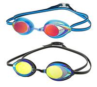 DARIDO Lunette de Piscine, Natation Accessoires, Lot de 2 Paires de Lunettes Anti-buée - Protection UV - Pas de Fuite - Pour Adultes, Hommes, Femmes, Adolescents, Enfants