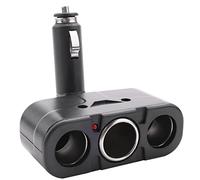 Dariokki Adaptateur Triple prise allume-cigare de voiture - Adaptateur LED Minimaliste pour Électroniques portables avec Indicateur de charge et 3 ports USB 3.0