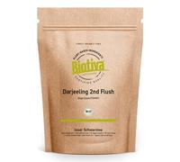 Darjeeling Second Flush FTGFOP1 thé noir 100g bio - du jardin de thé Seeyok - goût fort et corsé - embouteillé et contrôlé en Allemagne - Biotiva