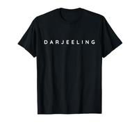 Darjeeling/Tea Lover Moderne, Polices Minimalistes T-Shirt