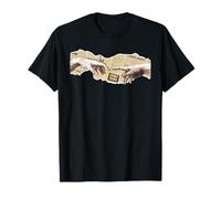 Dark Academia Aesthetic Creation of Adam by Michelangelo T-Shirt