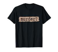 Dark Academia Aesthetic Murder Mystery Crime Vintage T-Shirt