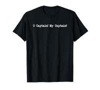 Dark Academia Aesthetic Oh Captain My Captain T-Shirt
