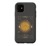 Dark Academia Esthétique Tarot Esthétique Soleil et Lune Nuages Coque pour iPhone 11