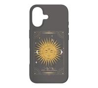 Dark Academia Esthétique Tarot Esthétique Soleil et Lune Nuages Coque pour iPhone 17