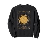 Dark Academia Esthétique Tarot Esthétique Soleil et Lune Nuages Sweatshirt