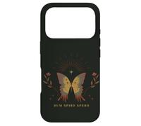 Dark Academia Quote Dum Spiro Spero Butterfly Coque pour iPhone 17 Pro