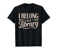 Dark Academia Rat De Bibliothèque Belongs Introverted Lover T-Shirt