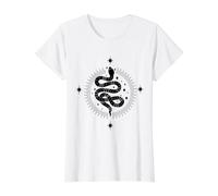 Dark Academia Witchy Snake Tarot Esthétique Céleste Boho T-Shirt Graphique avec Valeur