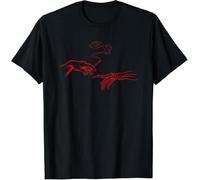 Dark Aesthetic Smoking Hands Soft Grunge Punk Rebel Baddie T-T-Shirts à Manches Courtes(Medium)