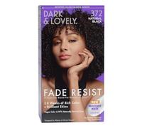 Dark and Lovely Coloration de cheveux permanente et résistante à la décoloration Noir naturel 372