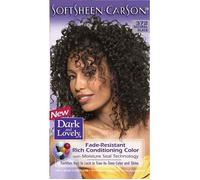 Dark and Lovely Coloration de cheveux permanente et résistante à la décoloration Noir naturel 372
