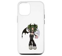 Dark Angel Demon Emo Baddie Grunge Y2K Gothic Nursecore Coque pour iPhone 12/12 Pro