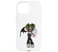 Dark Angel Demon Emo Baddie Grunge Y2K Gothic Nursecore Coque pour iPhone 15